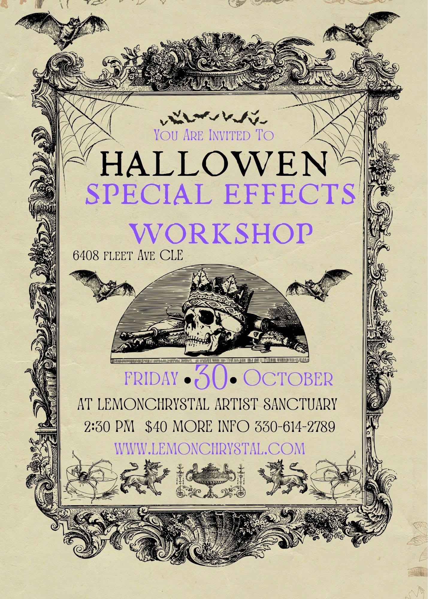 Halloween Special Effects Workshop