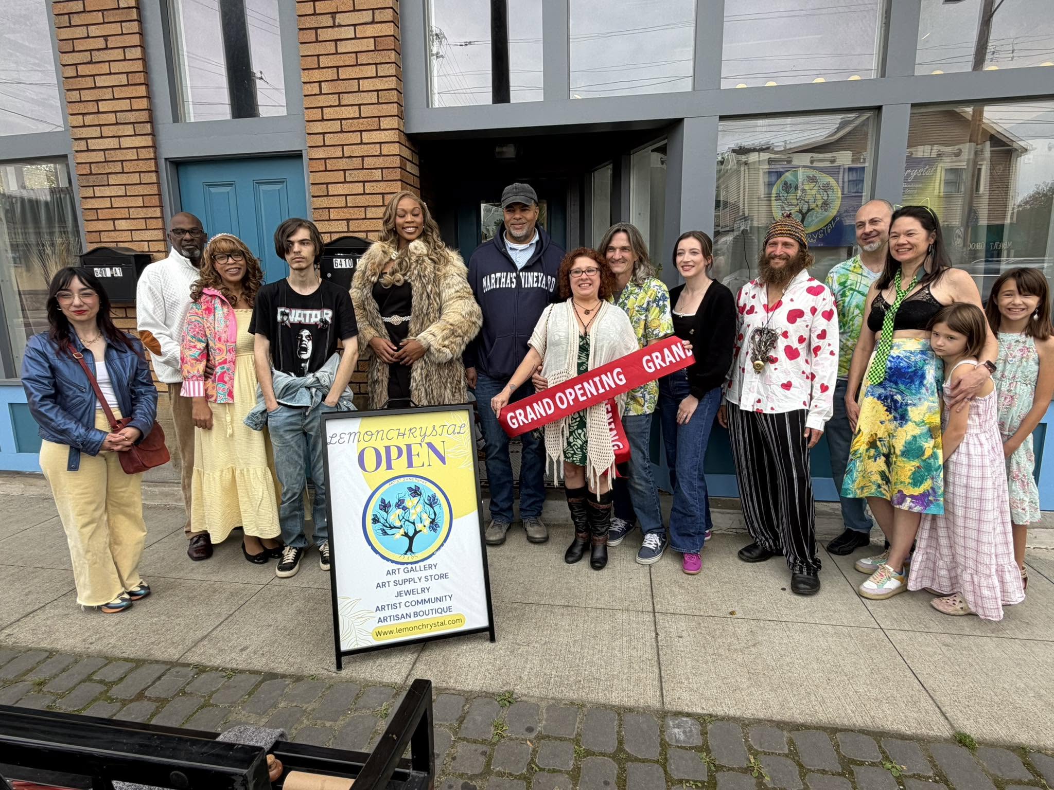 LemonChrystal Artist Sanctuary Ribbon Cutting Ceremony Slavic Village CLE